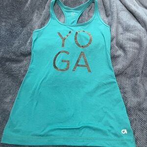 GAP Teal Yoga Tank Top